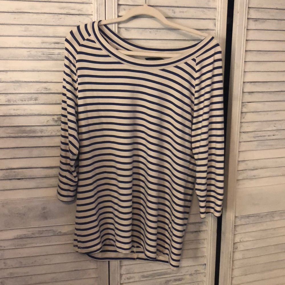 Quarter sleeve banana republic shirt